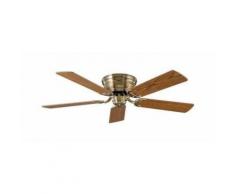 Ventilateur de plafond Classic Flat 132-III 132cm Laiton Chêne Hêtre - CASAFAN -