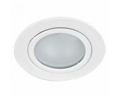 Spot de meuble de salle de bain à encastrer, acier rond