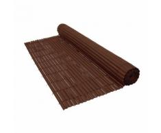 Canisse PVC 900 g/m² marron - 1,5 x 5 mètres