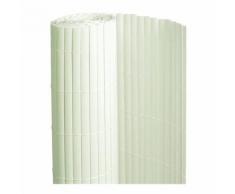 Canisse PVC double face Blanc 18 m - 6 rouleaux de 3 x 1,20 m - Jardideco