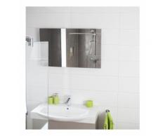 Chauffage mural infrarouge miroir - epaisseur 6 mm 620 x 620 x 50 mm - 400W