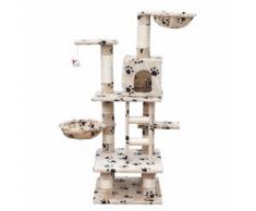 Arbre à chat 122 cm Beige & motifs Maja+ MJ170135