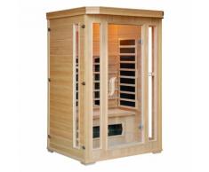CABINE SAUNA INFRA ROUGE 2 PLACES LUXE
