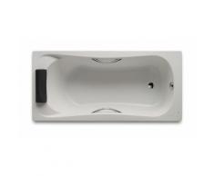 Baignoire rectangulaire BeCool Roca 1800 x 800mm - Acrylique Pergamon