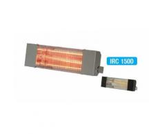 Sovelor - Chauffage radiant électrique inox infrarouge halogène quartz 1500W - IRC1500CI