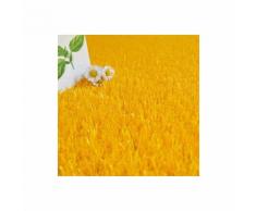 Rouleau faux gazon couleur Peps Jaune orangé - 20mm - Livraison gratuite - 2m x 25ml