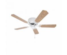 Ventilateur de Plafond Classic 3 Spots Blanc Blanc