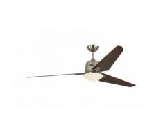 Ventilateur de Plafond Eco Aviatos 162cm Chromé Noyer - CASAFAN -