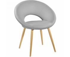Chaise de Salle à Manger au Design Moderne, Fauteuil de Salon Rembourré et Confort 65 cm x 54 cm x