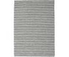 Noué à la main. Origine: India Tapis Kilim Long Stitch - Noir / Gris 210x290 Tapis Moderne