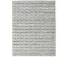 Noué à la main. Origine: India Tapis Kilim Long Stitch - Foncé Gris 190x240 Tapis Moderne