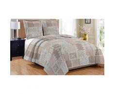 Ensemble couvre lit Boutis : Patchwork