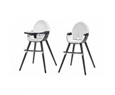 Chaise haute bébé Kinderkraft : Entièrement Noir