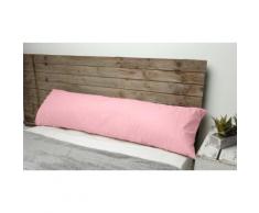 Traversin orthopédique 152x40cm : Rose