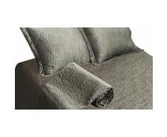 Couvre lit satin : Gris