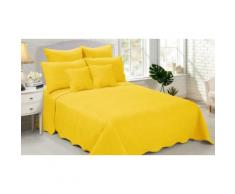 Couvre lit matelassé : 7 pièces / jonquille