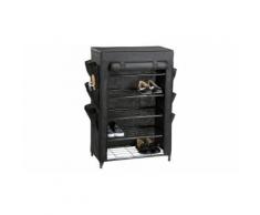 Armoire à chaussures avec housse en tissu : 1
