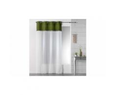 2x Voilage sablé franges : vert