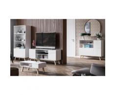 Meuble : Table basse, buffet, bibliothèque et meuble TV / Blanc mat