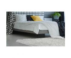 Tapis à poils longs Shaggy : 160x230 cm / Ecru