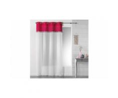 1x Voilage sablé franges : fuchsia