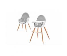 Chaise haute bébé Kinderkraft : Blanc