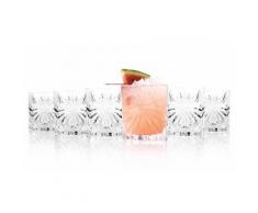 Verres et carafe Oasis Crystal : 6 verres à whisky 320ml