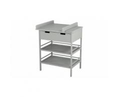 Meuble bébé : Commode à langer - Gris