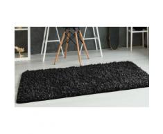 Tapis poils longs Shaggy : Noir / 60x90 cm