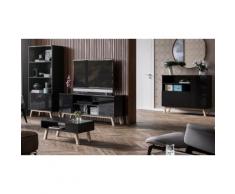 Meuble : Table basse, buffet, bibliothèque et meuble TV / Noir laqué