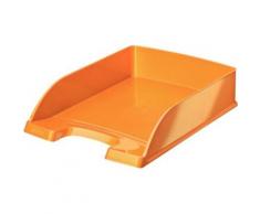 Bannette bureau Leitz Corbeille courrier A4 WOW Orange