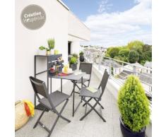 Table de balcon repliable Fira Graphite Jardin