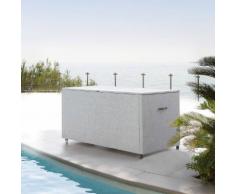 Coffre de rangement Bayana Noisette Jardin 166 x 76 x 79 cm - Acier traité époxy, Texaline