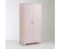 Armoire vestiaire, métal, 2 portes, Hiba . Rose La Redoute Interieurs