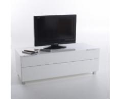 Meuble TV design high gloss, Newark . Blanc La Redoute Interieurs
