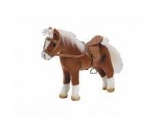 Cheval, selle et harnais, marron, 32x42 cm Marron Gotz