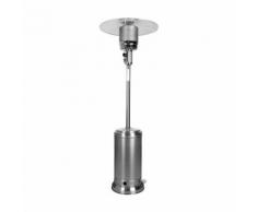 Parasol chauffant 13KW INOX Chauffage terrasse extérieur à gaz
