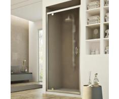 Porte Douche 100CM H185 granité C modèle Sintesi 1 Portillon