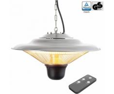 Chauffage Electrique Infrarouge Plafond avec télécommande 1500 W - Radiateur de Terrasse