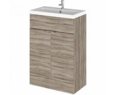 Meuble-lavabo wengé 60 x 86.4 x 35.5cm