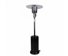 Parasol chauffant 13KW Noir Chauffage de terrasse extérieur à gaz