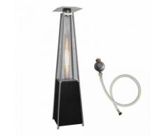 Parasol chauffant 13 KW FLAMME PYRAMIDAL Chauffage exterieur detendeur et tuyau gaz