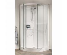 Cabine de douche Kineprime faible hauteur - Pivotante - 1/4 de Rond 80cm - Thermo