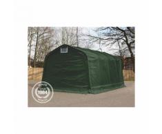 Tente-garage carport 3,3x8,4m d'élevage abri agricole tente de stockage bâche 550g/m² armature