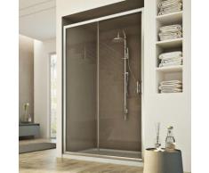 Porte Douche 110CM H185 transparent modèle Replay 1 Portillon