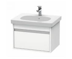 Pack meuble + lavabo Duravit Ketho KT0062 60cm - Blanc mat