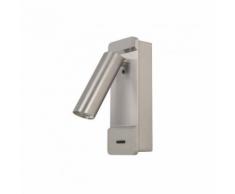 Liseuse encastrable Lire LED H17 cm - Nickel - Nickel