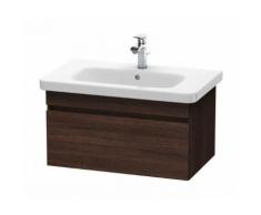 Pack meuble + lavabo Duravit DuraStyle 80cm - Châtaignier foncé