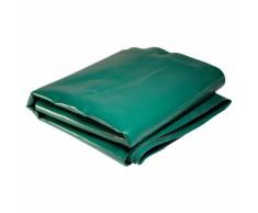 Bâche de jardin 4 x 6 m 680g/m² - bâche serre tunnel verte 6x4 m en PVC