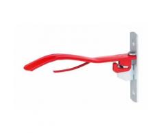 KERBL Support de selle cheval repliable - Rouge - Pour cheval